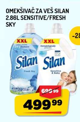 Omekšivač za veš Silan 2.86L Sensitive/Fresh Sky