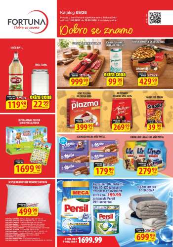 Fortuna Market katalog - 11.09.2026 - 29.09.2026.