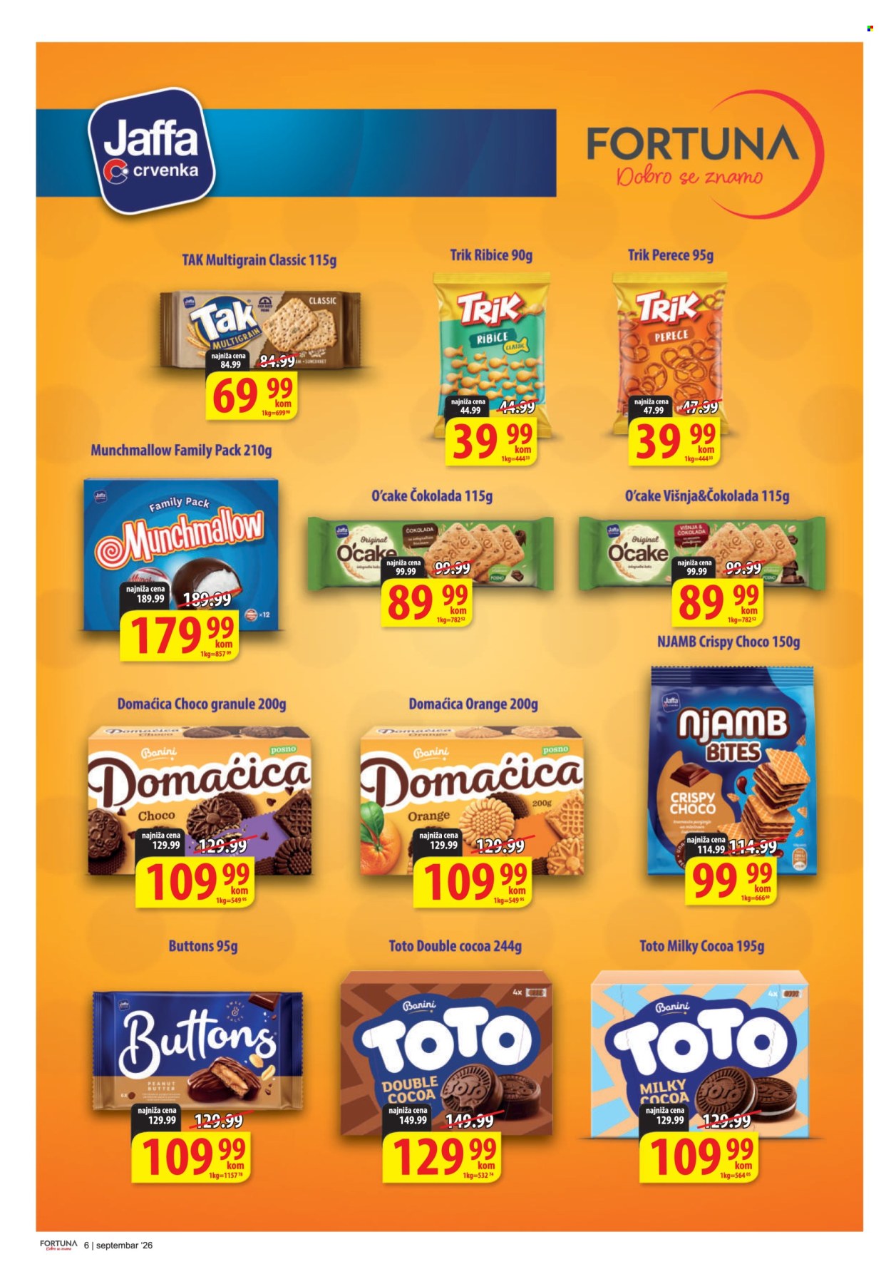 Fortuna Market katalog - 11.09.2026 - 29.09.2026. Stranica 6