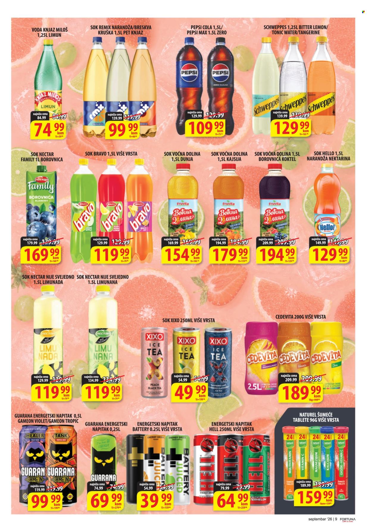Fortuna Market katalog - 11.09.2026 - 29.09.2026. Stranica 9