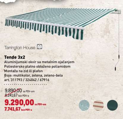 Tende 3x2