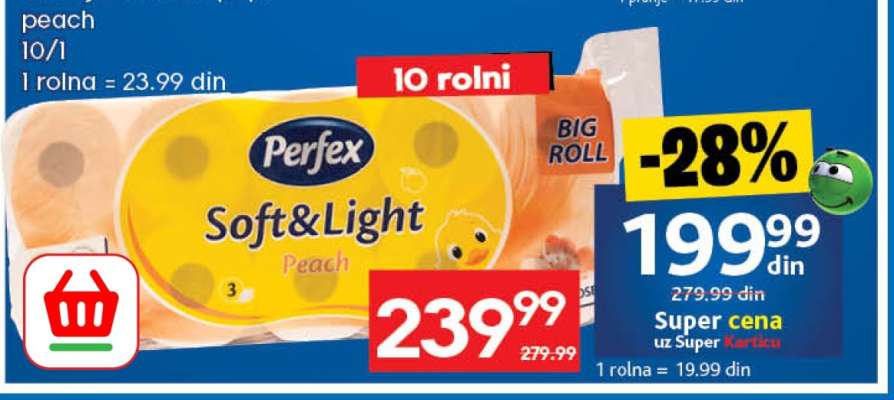 Perfex Soft & Light Peach
