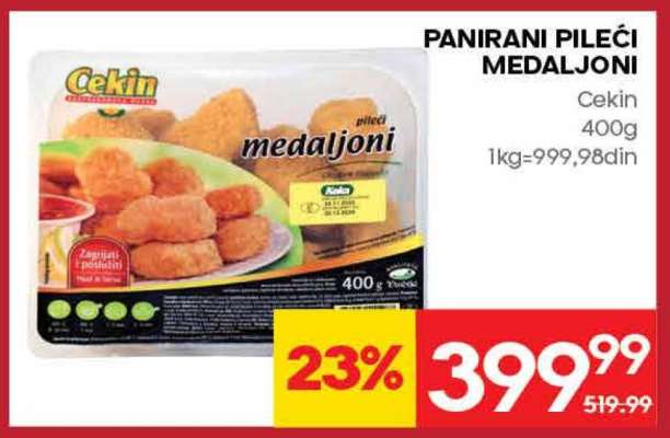 PANIRANI PILEĆI MEDALJONI
