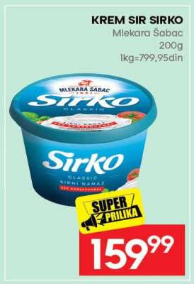 KREM SIR SIRKO