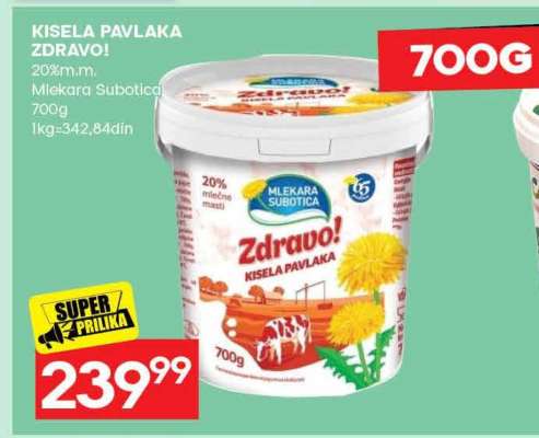 KISELA PAVLAKA ZDRAVO!