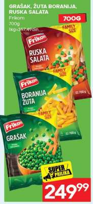 GRAŠAK, ŽUTA BORANIJA, RUSKA SALATA