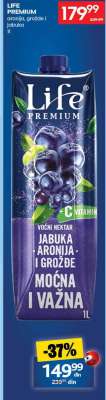 LIFE PREMIUM aronija, grožđe i jabuka