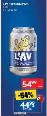 Lav Premium pivo