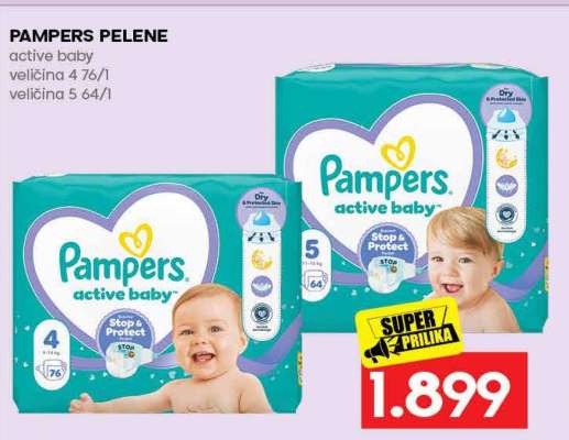 Pampers pelene
