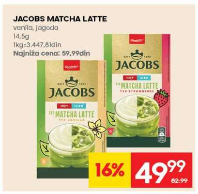 JACOBS MATCHA LATTE