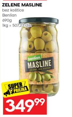 ZELENE MASLINE