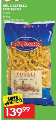 DEL CASTELLO TESTENINA