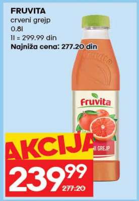 FRUVITA crveni grejp
