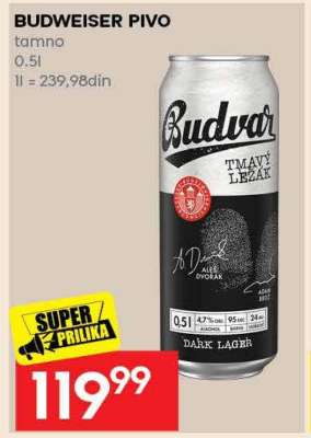 Budweiser pivo
