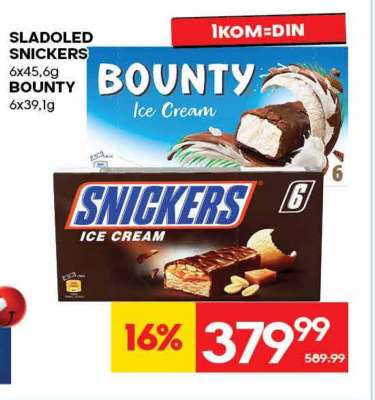 Sladoled Snickers