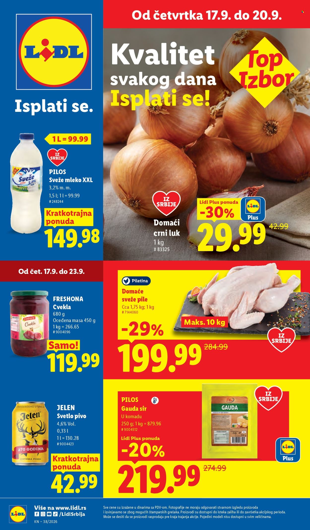 Lidl katalog - 17.09.2026 - 23.09.2026. Stranica 1