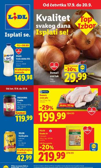 Lidl katalog - 17.09.2026 - 23.09.2026.