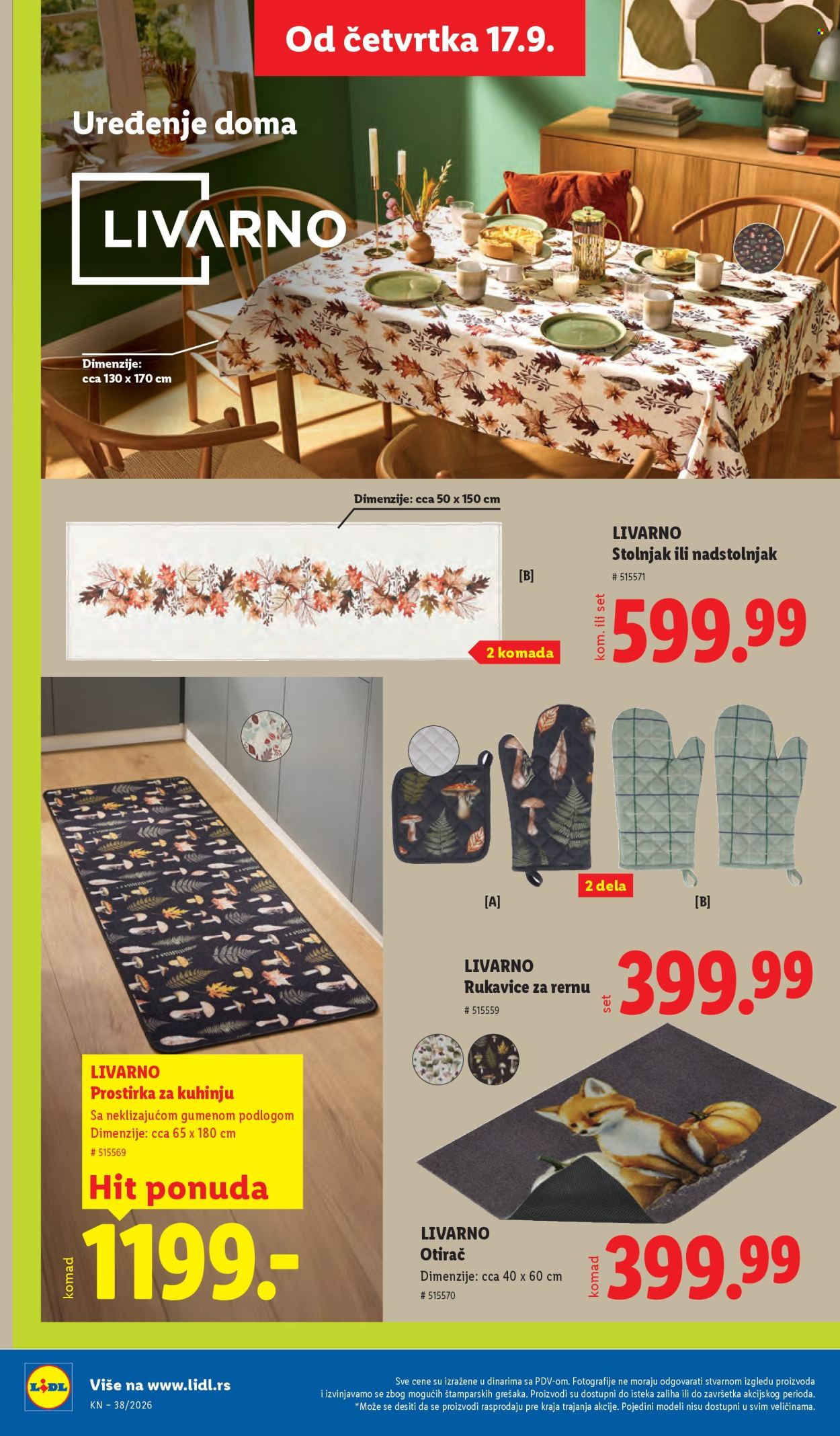 Lidl katalog - 17.09.2026 - 23.09.2026. Stranica 70