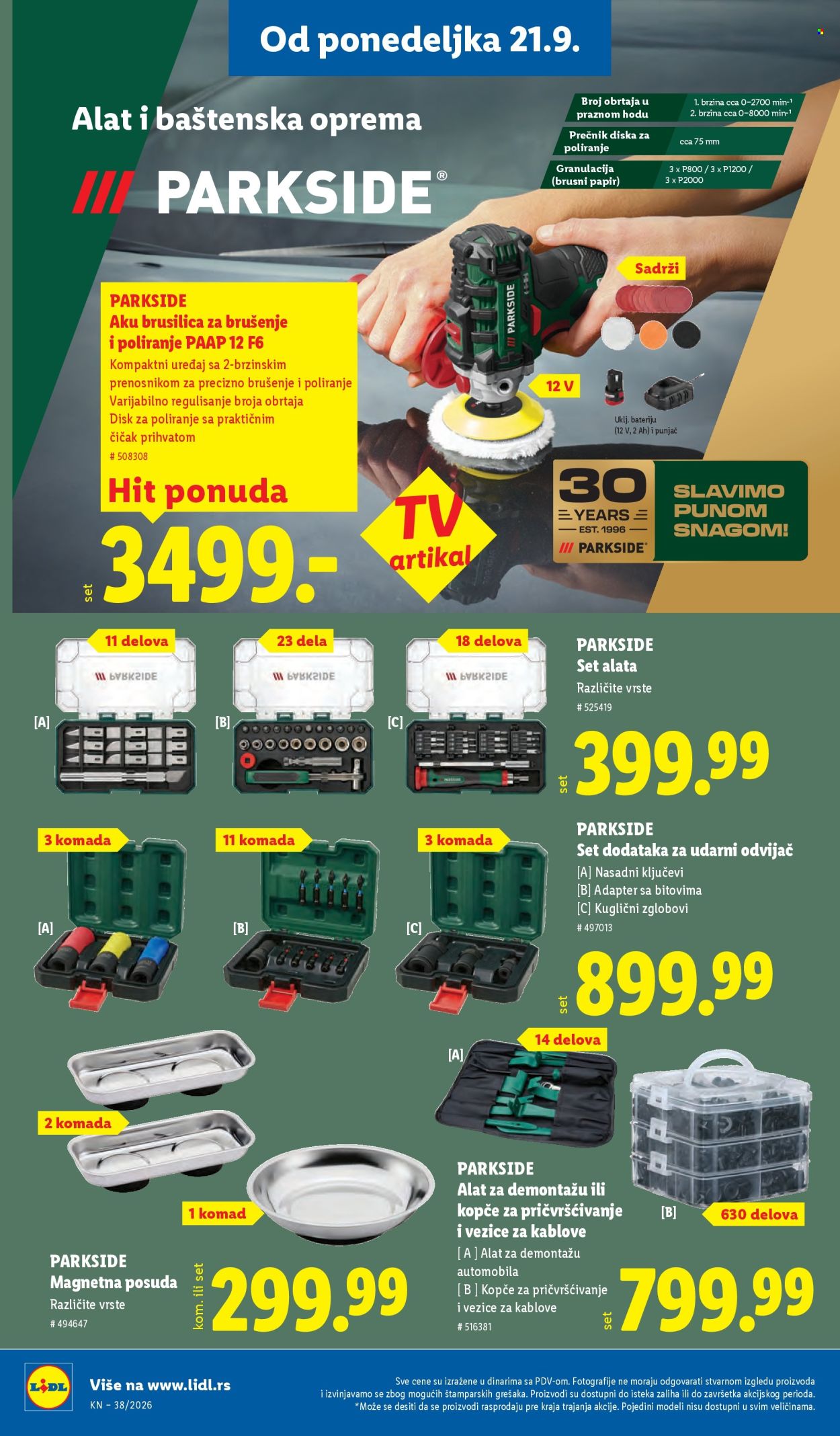 Lidl katalog - 17.09.2026 - 23.09.2026. Stranica 74