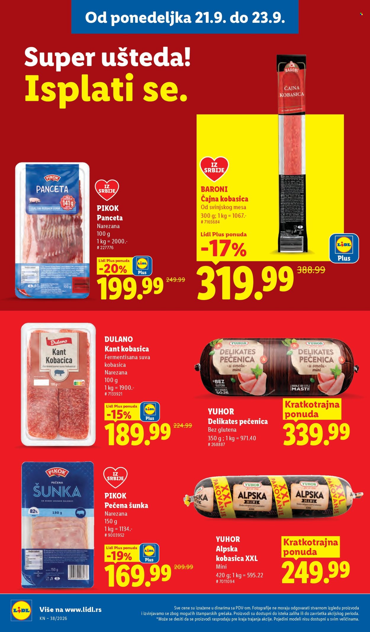 Lidl katalog - 17.09.2026 - 23.09.2026. Stranica 84