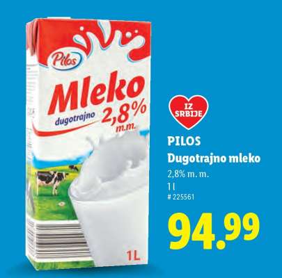 Pilos Dugotrajno mleko