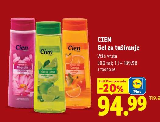 Cien Gel za tuširanje