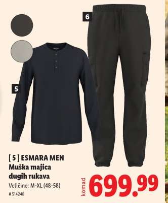 esmara MEN Muška majica dugih rukava