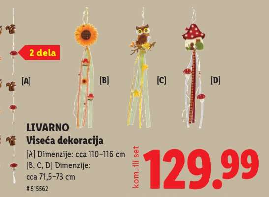 LIVARNO Viseča dekoracija