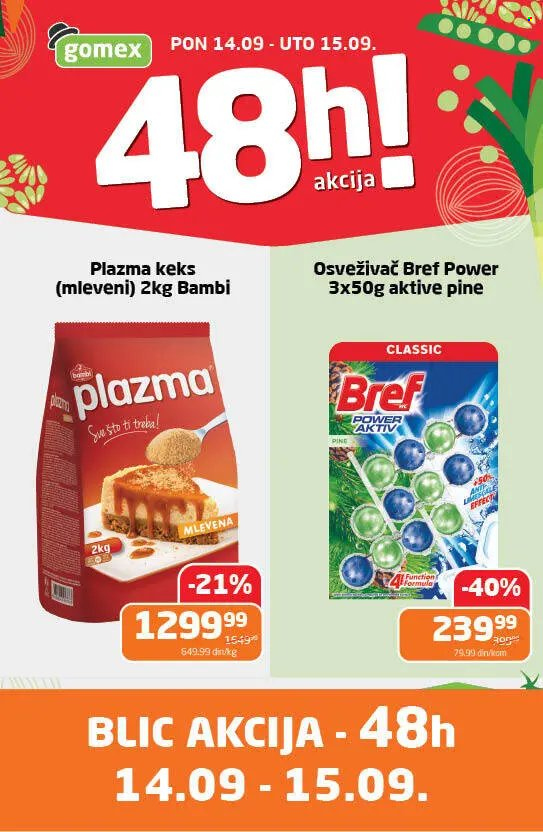 Gomex katalog - 14.09.2026 - 15.09.2026. Stranica 1