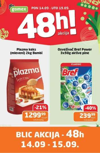 Gomex katalog - 14.09.2026 - 15.09.2026.