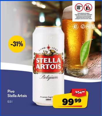 Pivo Stella Artois