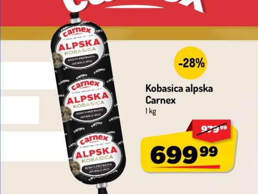 Kobasica alpska Carnex