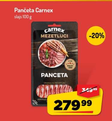 PANČETA Carnex