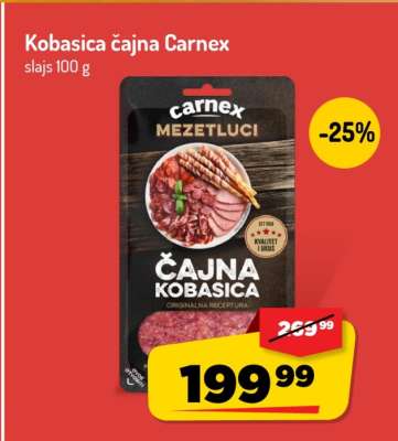 Kobasica čajna Carnex