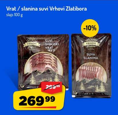 Vrat / slanina suvi Vrhovi Zlatibora