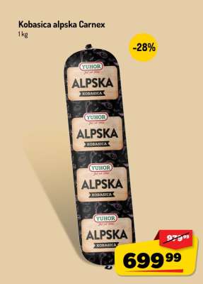 Kobasica alpska Carnex