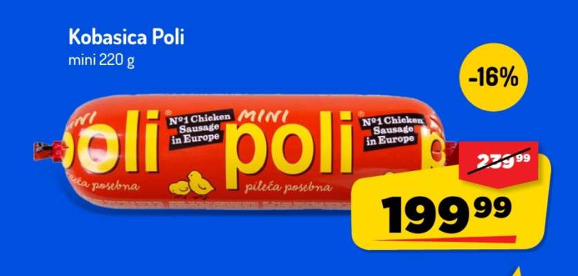 Kobasica Poli mini 220 g