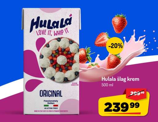 Hulala šlag krem