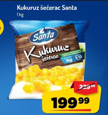 KUKURUZ ŠEĆERAC SANTA