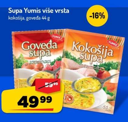 Supa Yumis više vrsta