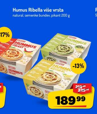 Humus Ribella više vrsta