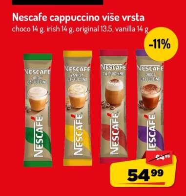 Nescafe Cappuccino - Više vrsta