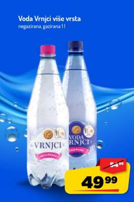 Voda Vrnci više vrsta