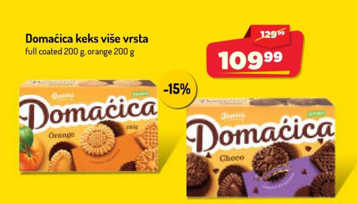 Domaćica keks više vrsta