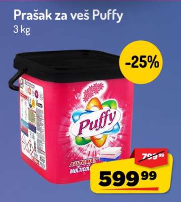 Prašak za veš Puffy