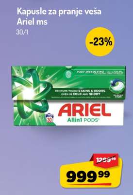 Kapusle za pranje veša Ariel ms