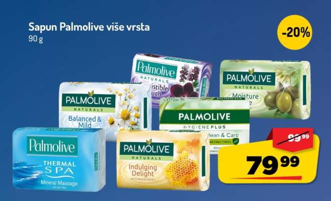 Sapun Palmolive više vrsta