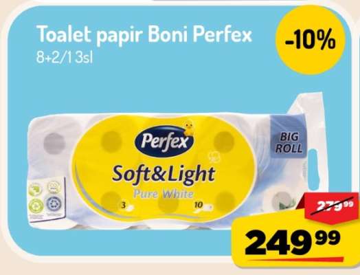 Toalet papir Boni Perfex