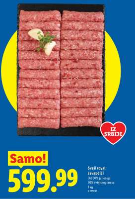 Sveži royal ćevapčići