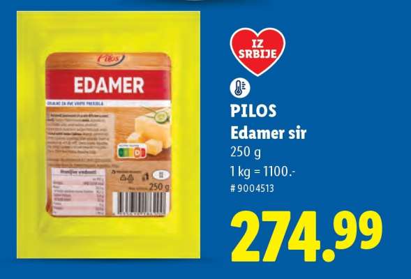 Pilos Edamer sir